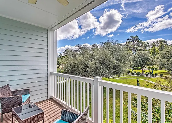 Myrtlewood Resort Condo With Games Less Than 2 Mi To Beach!
